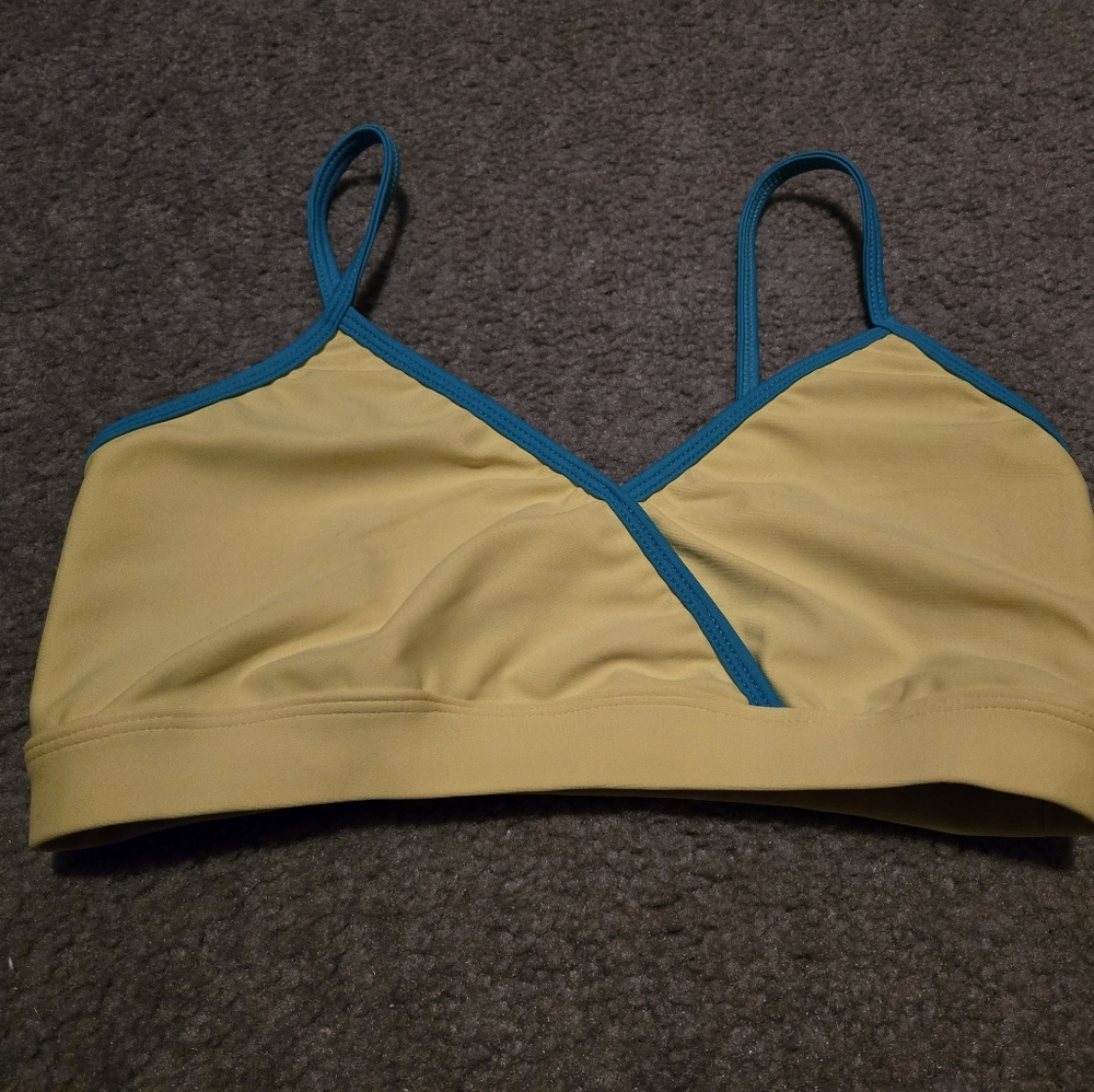 Oh La La Womens Adult Small Yellow Dance Top